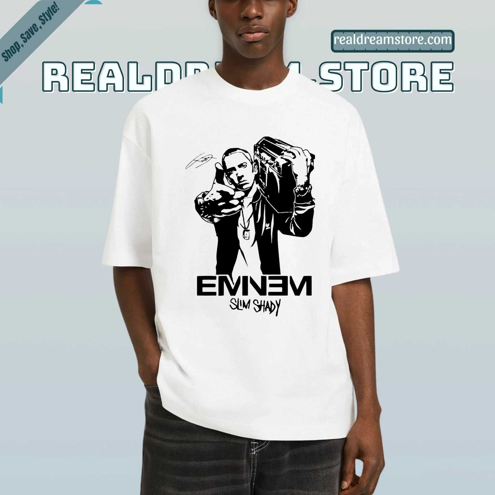 Eminem Slim Shady Vintage Premium Tshirt - Unisex Hip Hop Tee Eminem Slim Shady Vintage Premium Tshirt - Unisex Hip Hop Tee